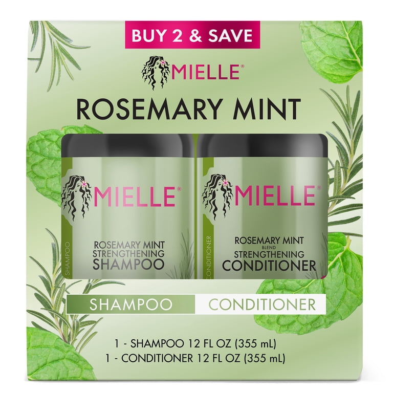 Mielle Rosemary and Mint Clarifying Shampoo and Conditioner Set