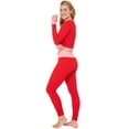 thumbnail image 5 of Kindly Yours Women's Sustainable Seamless Ribbed Crossover Waist Thermal Leggings, Up to size XXXL, 5 of 11