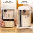 thumbnail image 3 of Kit de masa madre ABIOTO con frasco de 25 oz y banneton de 25 cm, 3 of 9