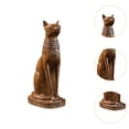 thumbnail image 4 of Figura de gato egipcio, recuerdo coleccionable para armarios, estanterías, escritorios y hogar. M, 4 of 7