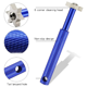 thumbnail image 4 of Kit de limpieza de golf, cepillo de palos de golf retráctil de 3 piezas con mosquetón + afilador de ranuras con 6 cuchillas, limpiador de palos de golf para ranuras en U y V ER, 4 of 5