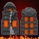 thumbnail image 1 of Puntoco Chaqueta De Algodón Con Calefacción Y Doble Control Para Hombre, Estilo Nine Districts, Con Carga Usb, Capucha, Cierre De Cremallera, Blusa Sin Mangas Con Capucha, 1 of 4