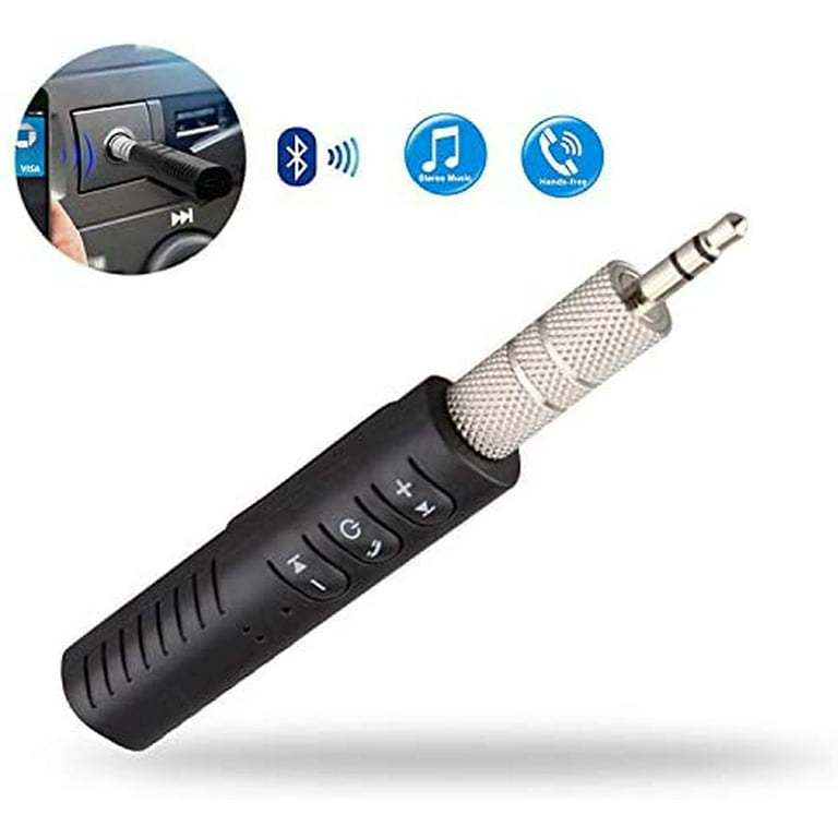 intellectueel Th Rondsel UGTPD Bluetooth Receiver,Mini Bluetooth 3.5mm AUX Adapter Hands-Free Car  Kits & Portable Wireless Bluetooth 4.2 Audio Receiver for Speakers,  Headphones, Car/Home Stereo Music Sound System (Black) - Walmart.com