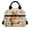 Capybara Floral Pattern, variant on POLERO Insulated Lunch Bag Cooler Tote With Wolf American Flag Design - Portable Reusable Bag for Office, School, Travel and Daily Use
