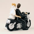 thumbnail image 2 of HOMEMAXS  2 PCS Wedding Cake Toppers Para Bride and Groom Doll Accessory Figurine Lovers, 2 of 8
