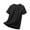 T Shirts for Men Black, variant on Short Sleeve Shirts for Men Big & Tall M-5XL Crewneck Silk Tees Tops Plus Size Casual Solid Breathable Pullover Basic Tshirts