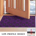 thumbnail image 3 of Purple Black Ornament Eye Pattern Door Rugs,Washable Non Slip Door Mats Indoor,Decorative Door Mats,Entry Mat Indoor for Entrance,Bedroom,Kitchen,Bathroom,17"x30", 3 of 6
