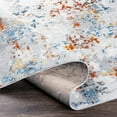 thumbnail image 3 of Lustro Medium Gray 8'10" x 12' Modern Rectangle Area Rug, 3 of 4