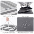 thumbnail image 4 of Cesta de lavandería portátil, cesto de ropa grande plegable, solución de almacenamiento impermeable independiente con asas extendidas para dormitorio, hogar, viajes (paquete de 2), 4 of 5