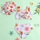 thumbnail image 4 of Gerichy Toddler Girl Swimsuit,Girls Bathing Suit Baby Toddler Girl Rash Guard Swimsuit 0 3 6 12 18 24 Months Long Sleeve Floral/Ice Cream Print Bathing Suit Swimwear with Sun Hat, 4 of 9