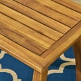 thumbnail image 6 of Brixton Outdoor Acacia Wood Rocking Chair Chat Set, Teak and Yellow, 6 of 9