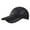 Black, variant on Summer Outdoor Casual Quick-Dry Breathable Mesh Unisex Baseball Cap Sun Hat