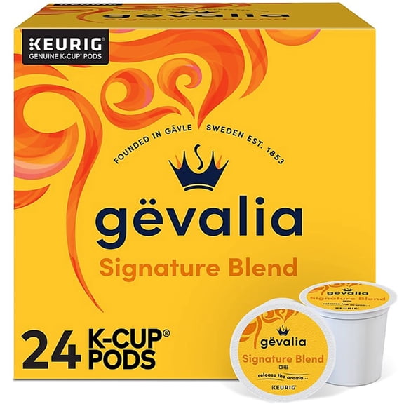 Gevalia® Single-Serve Coffee K-Cup®, Signature Blend, Carton Of 24