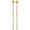 21 Yellow Cord Hard, variant on Balter Mallets Pro Vibe Series Rattan Handle Keyboard Mallets 25 Silver Cord Jazz