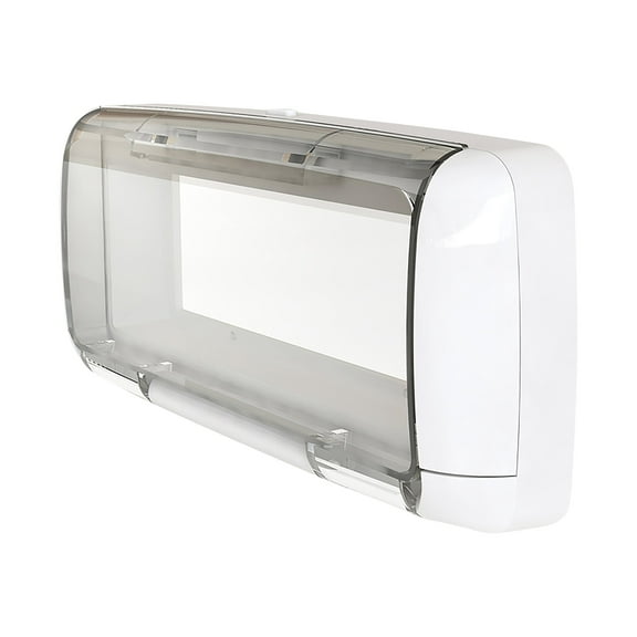 Dual Electronics SG3 Splashguard Marine Radio Housing Unit, Waterproof, Transparent, Single DIN, White