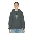 thumbnail image 5 of Dark Blue Cross Hoodie, 5 of 9