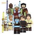 thumbnail image 2 of Nuevo Obi-Wan Anakin Qui-Gon Jinn Jei Temple Guard Mace Windu Ahsoka Dooku Ella Secura Mini Space Wars Figura Juguetes, 2 of 4