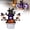 Black1-1pc, variant on Animated Seesaw Ghost LED Night Light, Plug-in 3D Glowing Lamp with Spooky Tree & Pumpkin Design, Cute Halloween Decor, Ideal Indoor Ornament for Bedroom, Bathroom, Hallway (Black-1pcs)