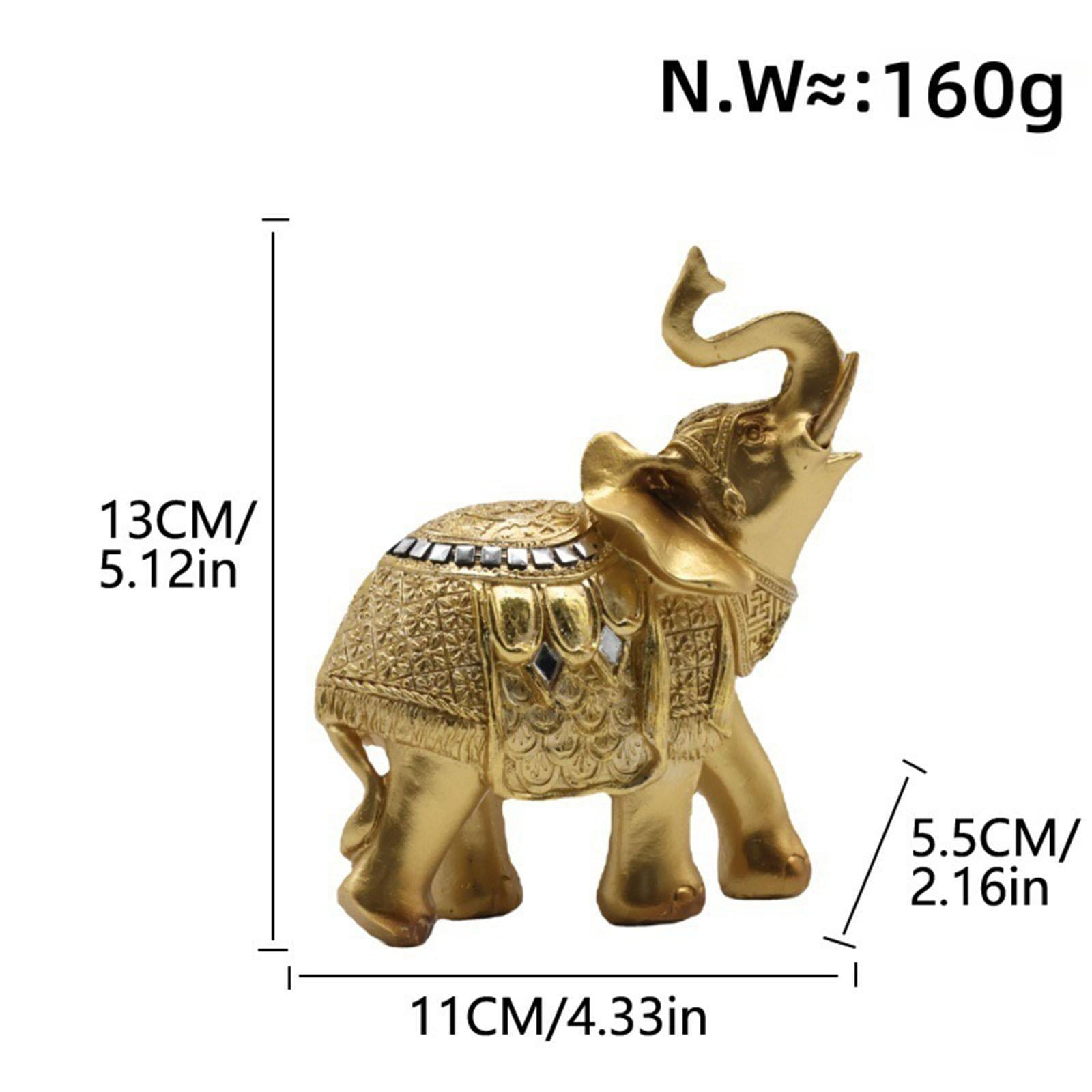 CarpNettore Elegant Elephant Floor Lamp Shade Sculpture Cozy Living Room Decor with Animal Art Resin Figurine for Bedroom Desk and Home