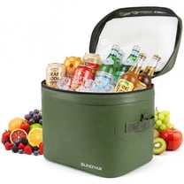 SUNOYAR Soft Cooler Bag, 40 Can/20L Insulated Cooler for Women Man, Waterproof & Collapsible Cooler Bag for Camping, Beach, Travel, Picnic