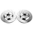 thumbnail image 2 of Power Stop Rear Pair of Drilled and Slotted Brake Rotors EBR1603XPR, 2 of 4