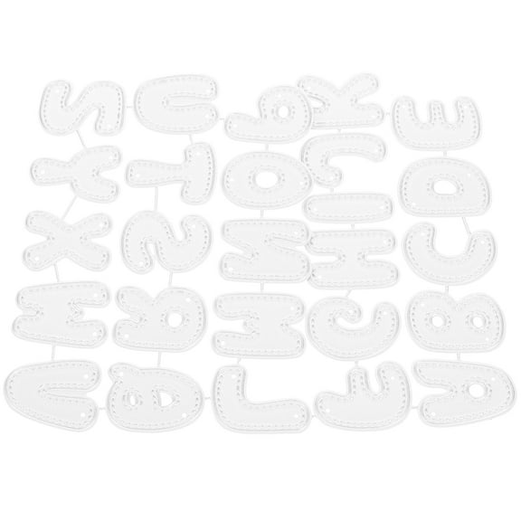 FRCOLOR 1 Set of DIY Cutting Die Metal Die Cut Alphabet Letter Shape Paper Cutting Die