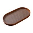 thumbnail image 3 of DOLITY Serving Tray Pallet Coffee Table Tray for Restaurant Tea Lover Gift Tea Room Oval, 3 of 9