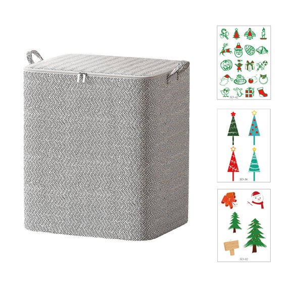 Non-Woven Zipper Storage Bag, Foldable Storage Bag, Large Capacity Storage Bag, Quilts and Bedding Organizer, Waterproof Storage Bag, Odor-Free Storage Bag, Easy Carry Storage Bag