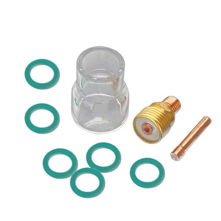 

10Pcs TIG Stubby Collet Welding Stubby s 12 Glass Cup Welding Accessories for Wp-17/18/26 Solderer