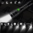 thumbnail image 2 of 2Pack Garberiel 5Modes L2 Super-Bright LED Flashlight USB Rechargeable Tactical Torch w/Battery&USB Charger for Emergencies, Camping, Hiking,Cycling, 2 of 7
