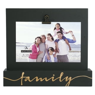 Malden International Designs 8x10 Gray Bead with Wood Mat Picture Frame MDF  Wood Standard Photo Frame Gray 