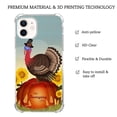thumbnail image 4 of Turkey Pumpkins Case Compatible with iPhone 12 & 12 Pro,Unique Trendy Design TPU Bumper Cover Case, 4 of 5