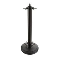 GSE Games & Sports Expert 24" Metal Floor Stand Style Billiard Pool Cue Stick Racks. Holds 6 Pool Cue Sticks - Matte Black