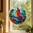 thumbnail image 4 of Acrylic Suncatcher Window Hanging 2D Cardinal Stained Glass Style Puzzle Decor 1 Piece, 4 of 4