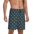 thumbnail image 2 of Naloa Cartoon Ducks Men's Short Pajama Pants, Pj Shorts, Lounge Comfort Shorts-XX-Large, 2 of 6