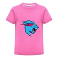 thumbnail image 1 of Camiseta MrBeast Niño Niña Verano Algodón Playera Pantera Azul Infantil Regalo Moda Casual Fans Ropa Fresca Estampada Diario, 1 of 3