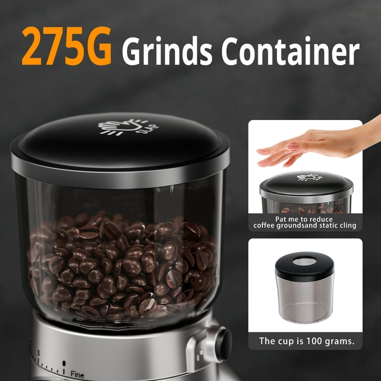 Automatic Burr Mill Electric Coffee Grinder With 30 - Temu