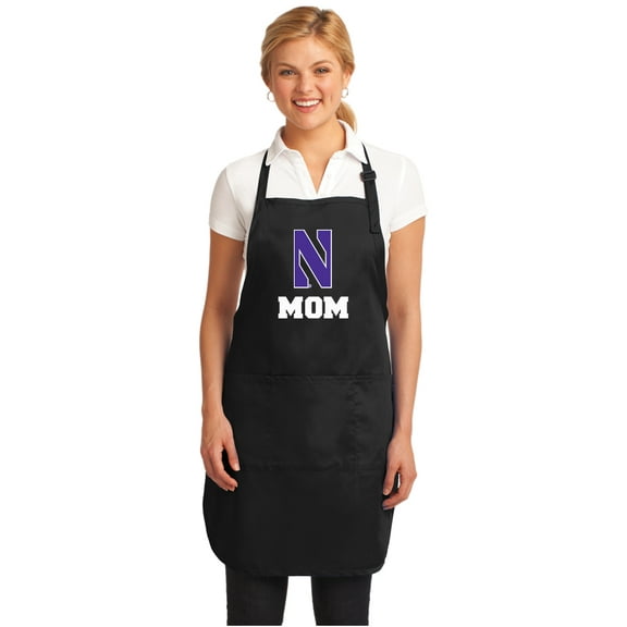 Northwestern University Mom Apron DELUXE Northwestern Mom APRONS