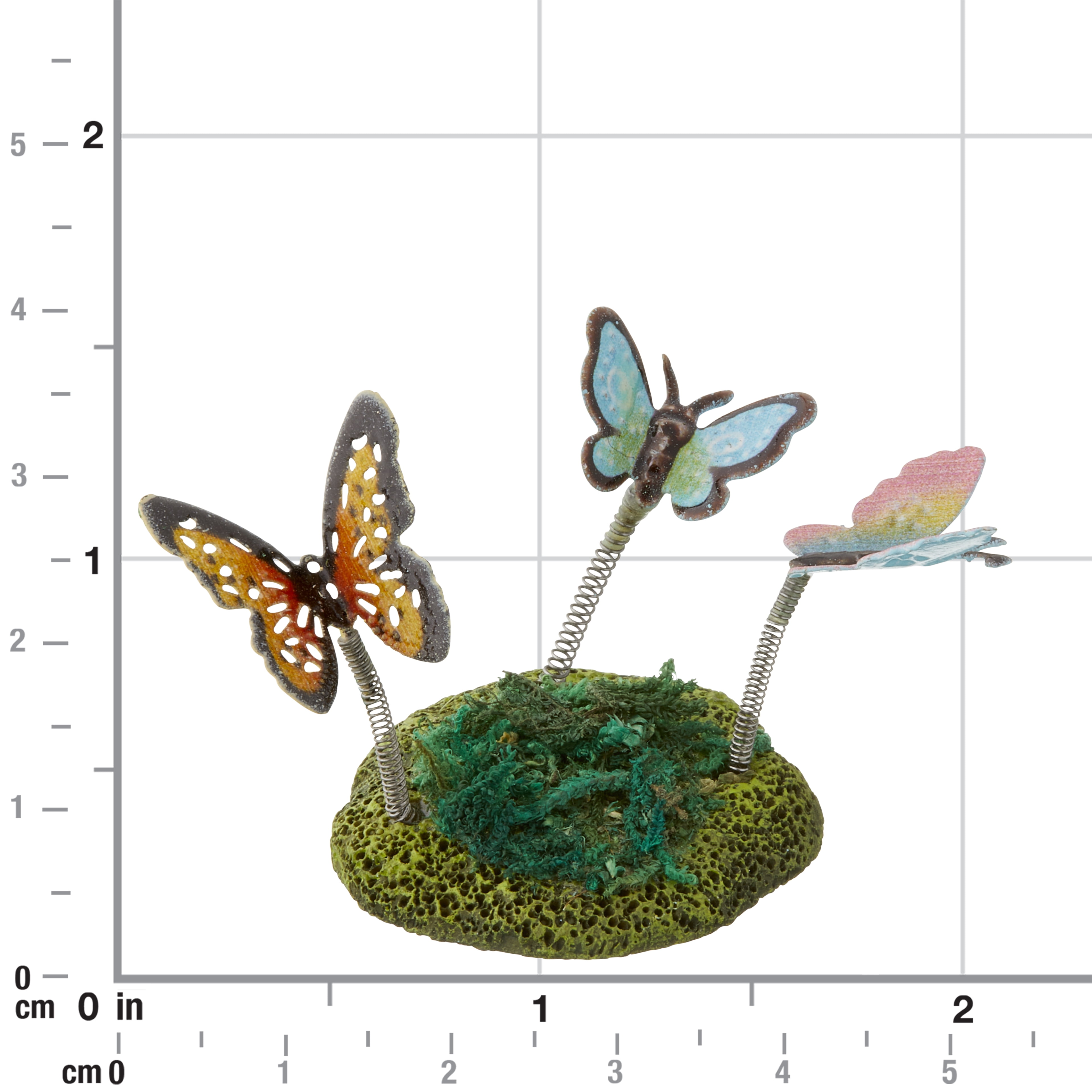 12 Pack: Mini Butterflies with Moss by Make Market