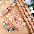thumbnail image 4 of 10 pcs Christmas Wrapping Paper Roll,Reindeer jumping around Merry Christmas Holiday Gift Wrap for Kids Family Friends, Winter Holiday, 4 of 5