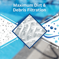 thumbnail image 3 of G-NEUS Spa & Hot Tub Filter | Replaces Pleatco PWK65, C-8465, Watkins 31114, FC-3960, 71827, 71828 | 65 Sq Ft Coverage | High Performance Replacement Cartridge, 1 Pack, 3 of 4