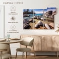 thumbnail image 5 of Elephant Stock Lake Tahoe Landscape Wall Art - Horizontal Multi Panel Canvas - Living Room Wall Decor - Nature Multi Panel - White And Teal Decor - 45" x 28", 5 of 8