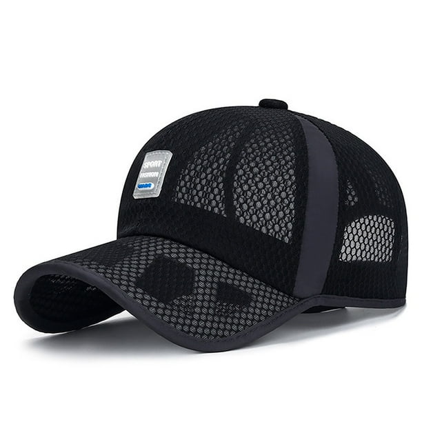 Hombres De Malla Gorra De Béisbol Transpirable Gorras De Verano Papá Sombreros De Pesca Al Aire Libre