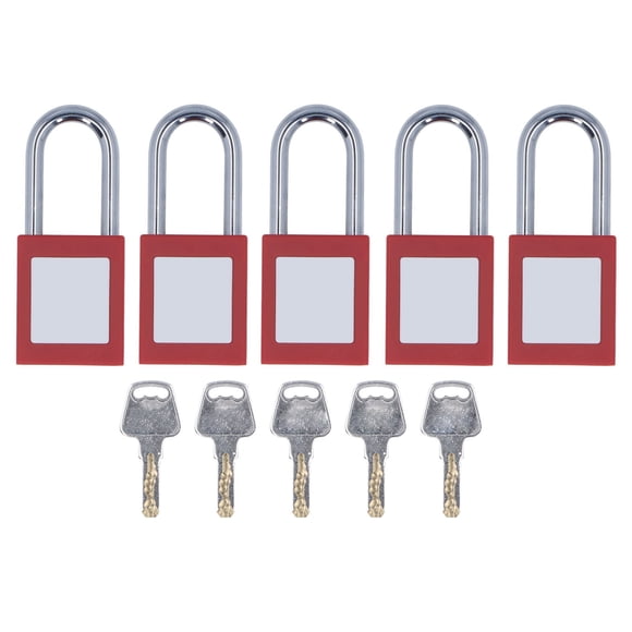 Candados de ingeniería de seguridad Jadeshay 5 juegos de Candados de bloqueo y etiquetado