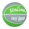 thumbnail image 3 of Spalding Fast Break All Surface Green/Silver Basketball - Size 5, 27.5", 3 of 7