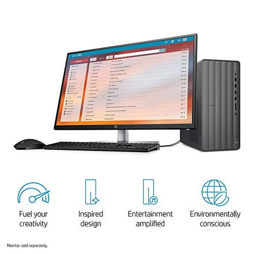 HP ENVY Desktop Computer, Intel Core i7-10700, 16 GB RAM, 1 TB