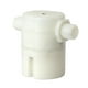 thumbnail image 1 of Entrada lateral de 1/2 pulgada con flotador automático integrado en el interior, control de nivel de agua de plástico PP para tanque de agua solar, torre de piscina (blanco), 1 of 8