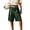 Green, variant on Womens Athletic Shorts Tiered Lace Breathable Active Compression Shorts for Women,Black,L