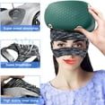 thumbnail image 3 of Accessories For Oculus Quest 2, [2023 Upgraded] VR Silicone face Cover, Quest 2 Touch Controller Grip Cover, Protective Lens Cover, Disposable Eye Cover, Thumb Button Cap, Green, 3 of 7