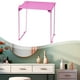 thumbnail image 5 of Estante organizador de malla plegable, resistente y multifuncional para gimnasio y trabajo, apilable. Rosa roja, 5 of 7